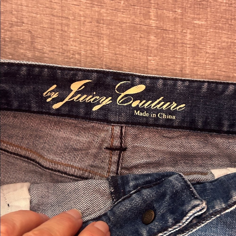 Vintage Juicy Couture denim skirt size 30 like new - Picture 3 of 4